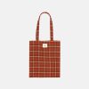 Homme noyoco | Tote Bag Orange Checks